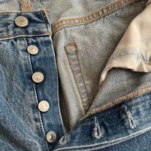 Levi 501 XX Buttonfly 34X38 Vintage Blk Label